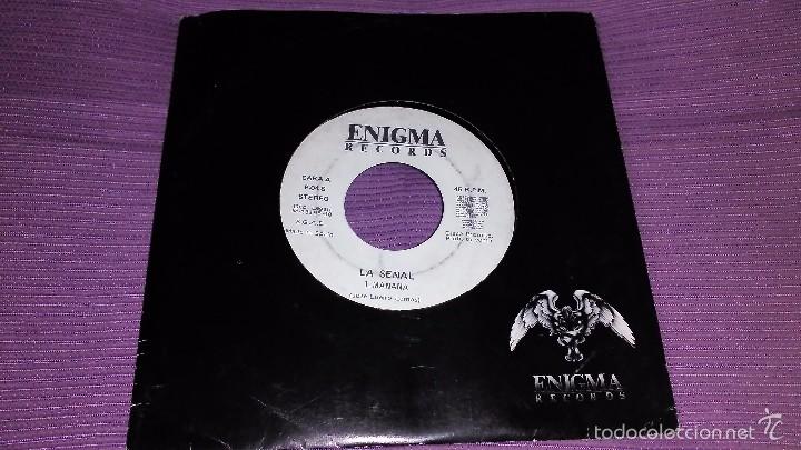 Discos de vinilo: LA SE&Ntilde;AL MA&Ntilde;ANA/SINGLE PROMOCIONAL ENIGMA RECORDS - Foto 1