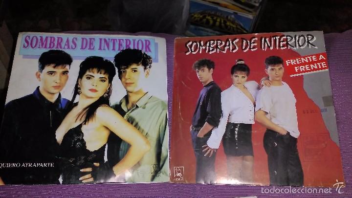 Discos de vinilo: LOTE 2 SINGLES SOMBRAS DE INTERIOR - Foto 1