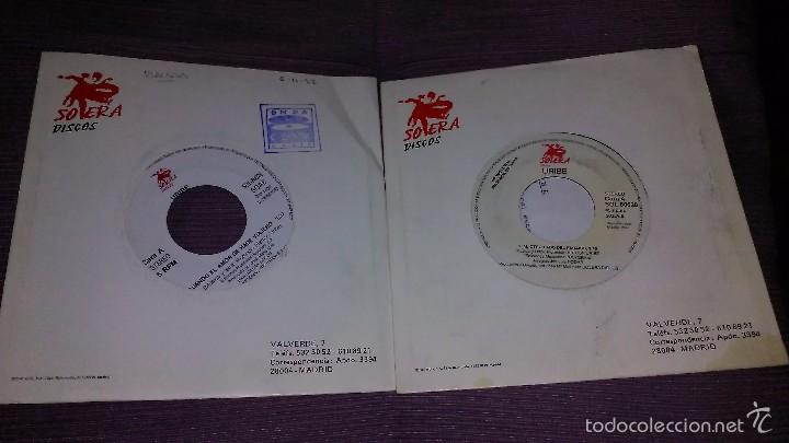 Discos de vinilo: LOTE 2 SINGLES URIBE - Foto 1