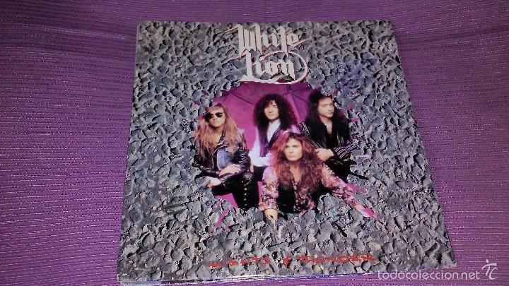 Discos de vinilo: WHITE LION - LIGHTS AND THUNDER / SHES GOT EVERYTHING - Foto 1