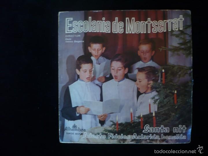 Discos de vinilo: escolania de montserrat, santa nit - Foto 1