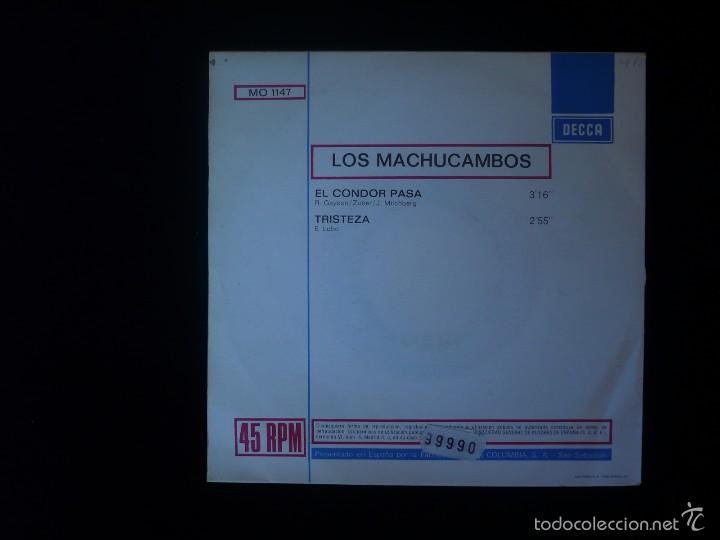 Discos de vinilo: los machucambos, el condor pasa - Foto 2