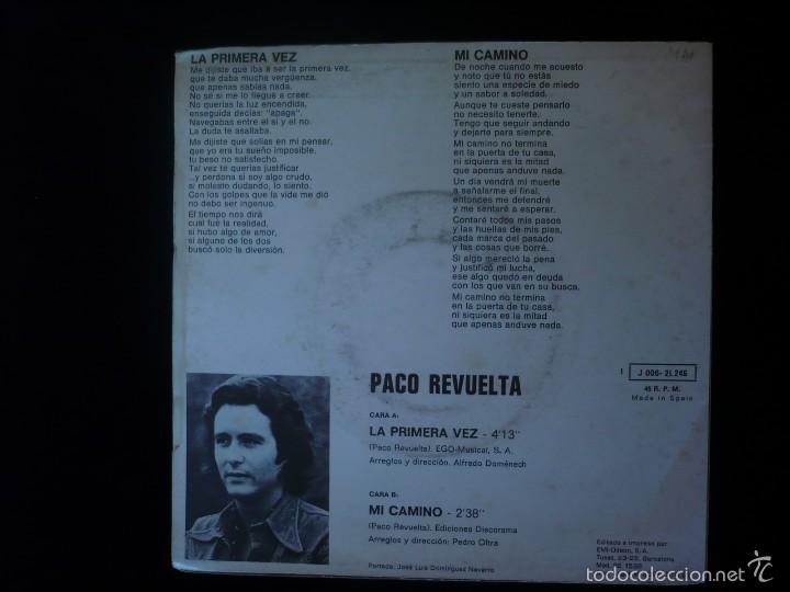 Discos de vinilo: paco revuelta, la primera vez - Foto 2