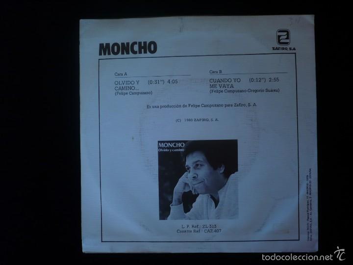 Discos de vinilo: moncho olvido y camino - Foto 2