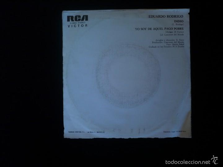 Discos de vinilo: eduardo rodrigo, indio - Foto 2