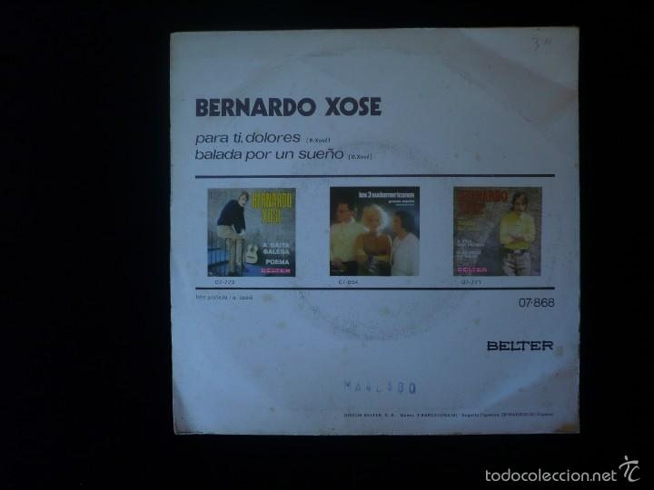 Discos de vinilo: bernardo xose, para ti, dolores - Foto 2