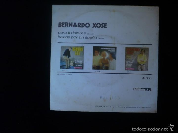 Discos de vinilo: bernardo xose, para ti dolores - Foto 2