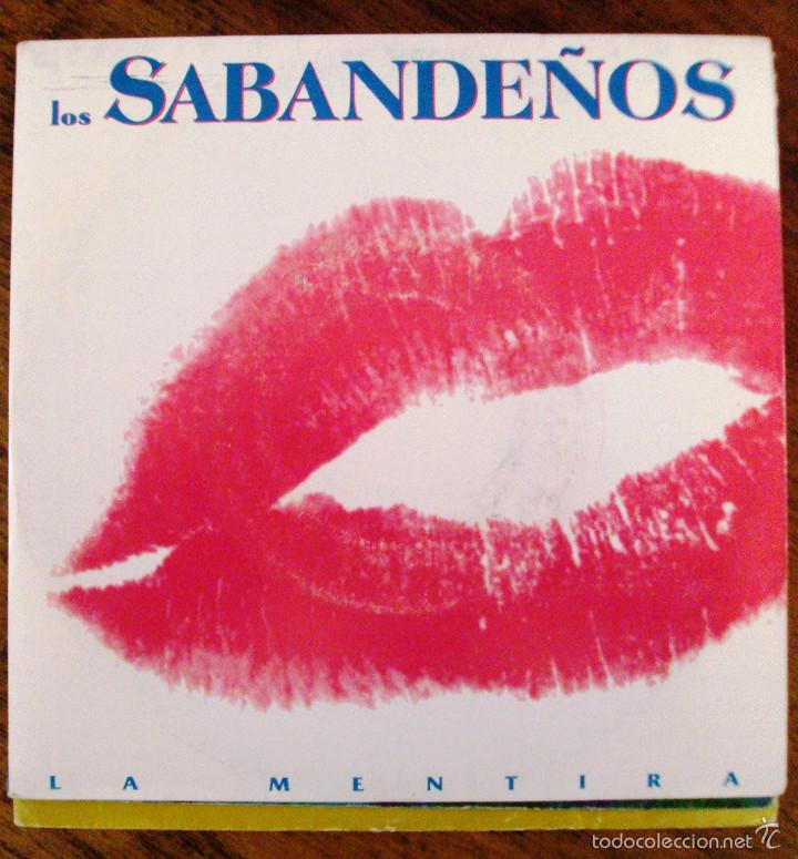 Discos de vinilo: Single Vinilo de Los Sabande&ntilde;os La mentira - Foto 1