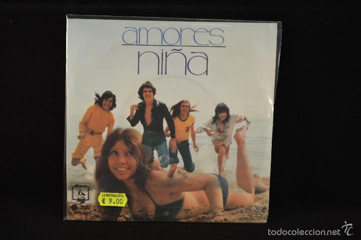 Discos de vinilo: AMORES - NI&Ntilde;A / A&Ntilde;ORANZA - SINGLE - Foto 1
