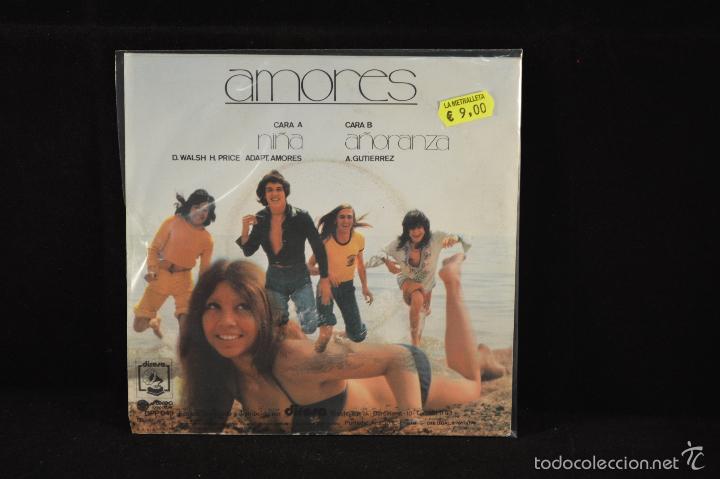 Discos de vinilo: AMORES - NI&Ntilde;A / A&Ntilde;ORANZA - SINGLE - Foto 2