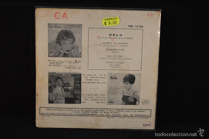 Discos de vinilo: GELU - SIEMPRE ES DOMINGO +3 - EP - Foto 2