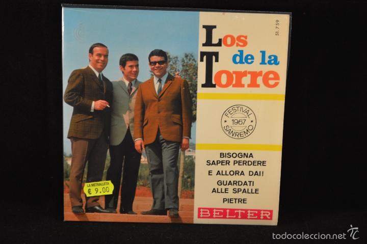 Discos de vinilo: LOS DE LA TORRE - BISOGNA SAPER PERDERE +3 - EP - Foto 1