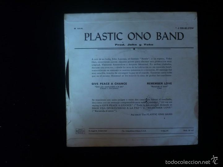 Discos de vinilo: plastic ono band, give peace a chance - Foto 2