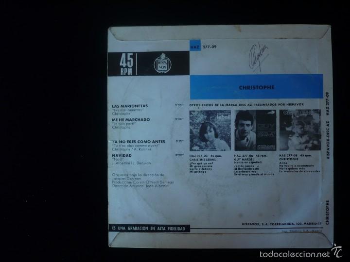 Discos de vinilo: christophe, las marionetas - Foto 2