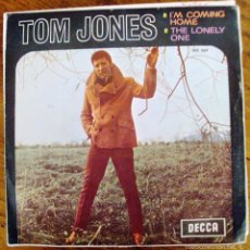 Discos de vinilo: SINGLE VINILO TOM JONES I´M COMING HOME