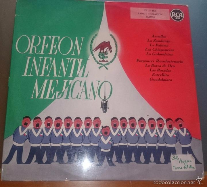 Discos de vinilo: ORFEON INFANTIL MEJICANO - Foto 1