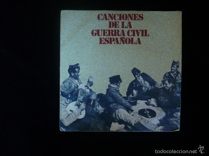 Discos de vinilo: canciones de la guerra civil espa&ntilde;ola, falangista soy - soy el novio de la muerte