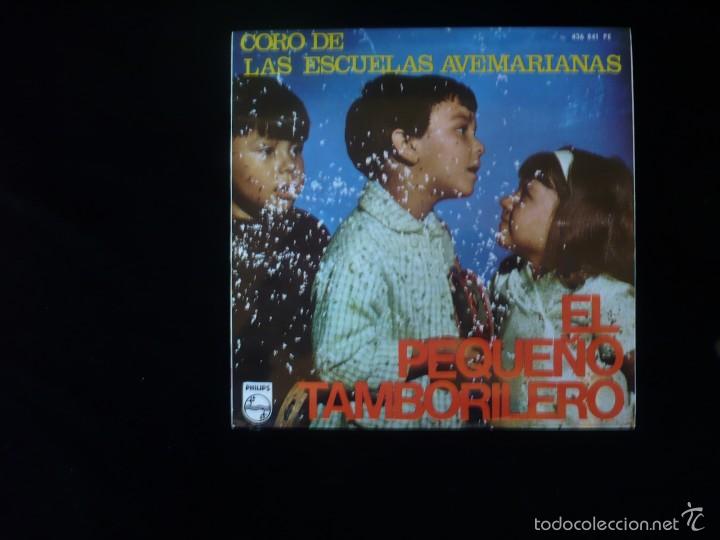 Discos de vinilo: coro de las escuelas avemarianas, el peque&ntilde;o tamborilero