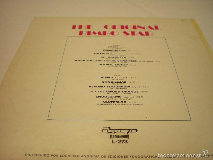 Discos de vinilo: BIMBO. THE ORIGINAL BIMBO STAR - Foto 2