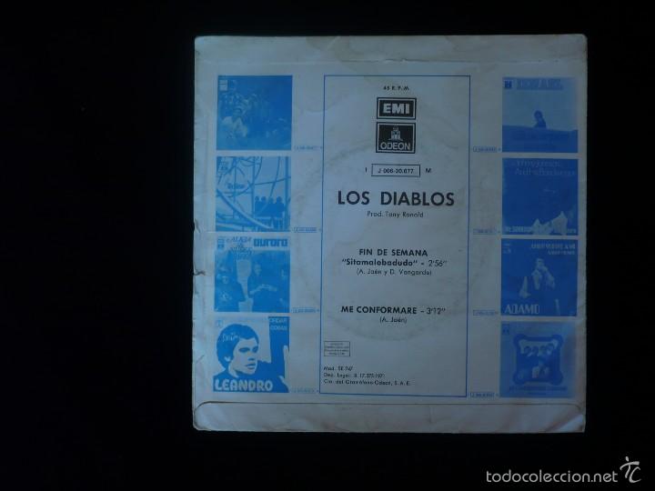 Discos de vinilo: los diablos,fin de semana - me conformare - Foto 2