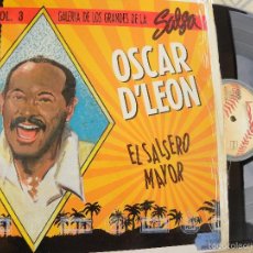Discos de vinilo: OSCAR D'LEON -EL SALSERO MAYOR -LP 1990 -BUEN ESTADO. Lote 310856043