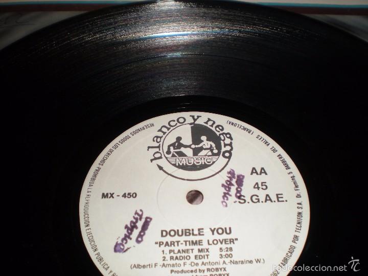 Discos de vinilo: DOUBLE YOU. PART TIME LOVER - Foto 4