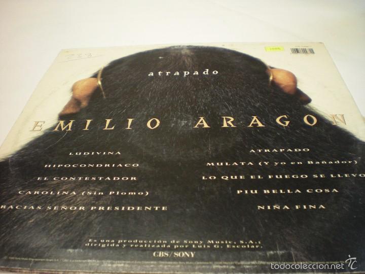 Discos de vinilo: EMILIO ARAGON. ATRAPADO - Foto 2