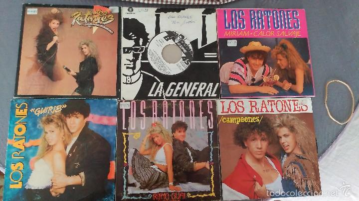 Discos de vinilo: LOTE 6 SINGLES LOS RATONES - Foto 1