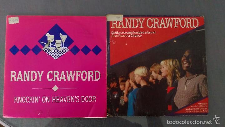 Discos de vinilo: LOTE 2 SINGLES RANDY CRAWFORD - Foto 1