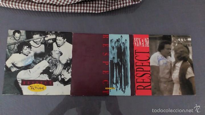 Discos de vinilo: LOTE 3 SINGLES RESPECT - Foto 1