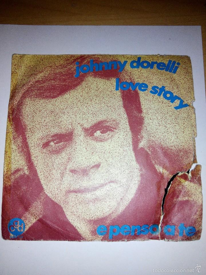 Discos de vinilo: JOHNNY DORELLI - LOVE STORY - SINGLE VINILO - Foto 1