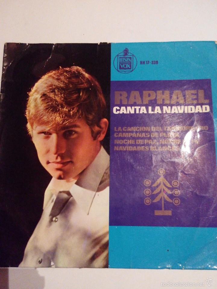 Discos de vinilo: RAPHAEL - CANTA LA NAVIDAD - SINGLE VINILO 4 CANCIONES - Foto 1