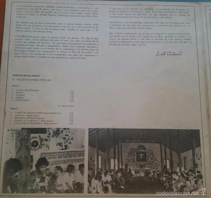 Discos de vinilo: MISA CAMPESINA NICARAG&Uuml;ENSE. 1977 - Foto 2