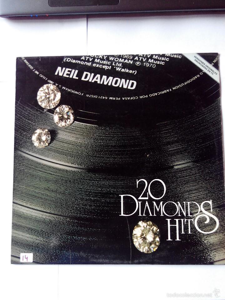 Discos de vinilo: NEIL DIAMOND - 20 DIAMONDS HIT - LP VINILO - Foto 1