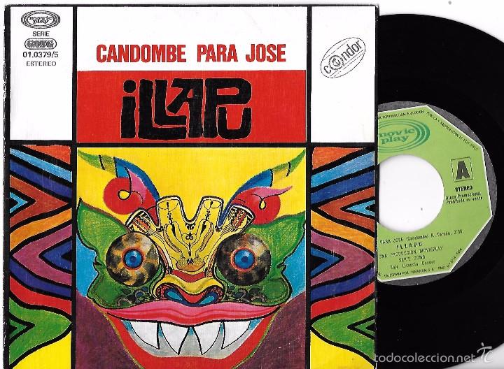 Discos de vinilo: ILLAPU: CANDOMBE PARA JOS&Eacute; / SIPASSY - Foto 1