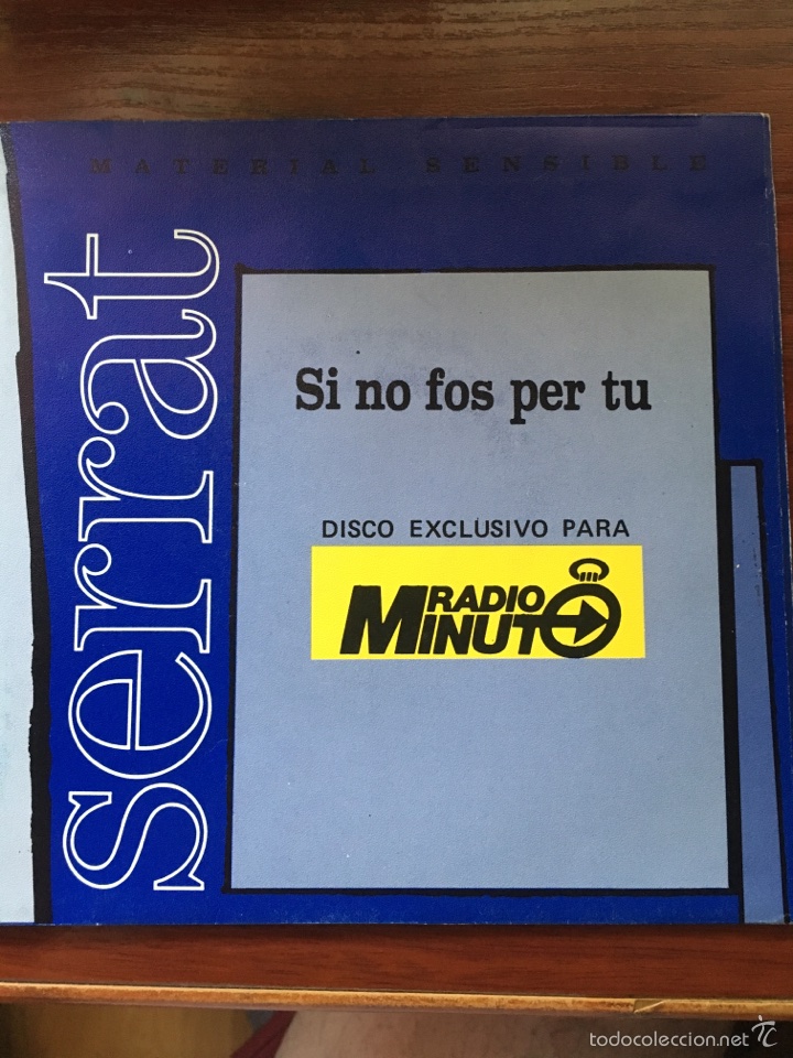 Dischi in vinile: SERRAT-SI NO FOS PER TU-1989-PROMO EXCLUSIVO Y RARO DOBLE PORTADA