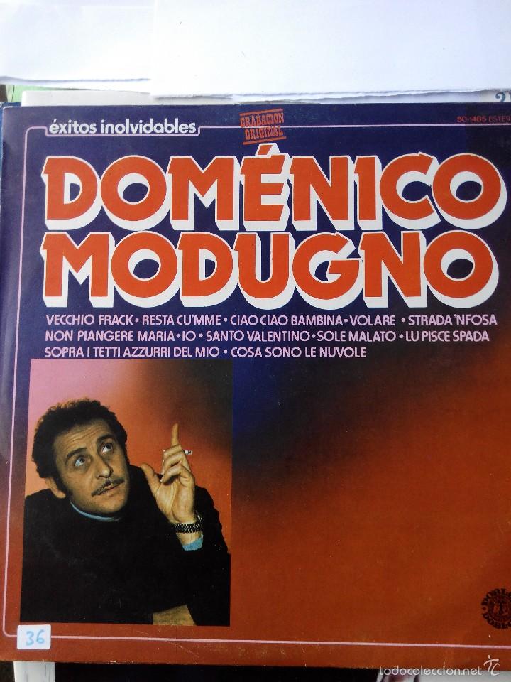 Discos de vinilo: DOMENICO MODUGNO - EXISTOS INOLVIDABLES - LP VINILO - Foto 1