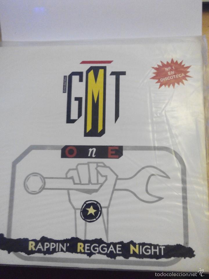 Discos de vinilo: GMT ONE - RAPPIN REGGAE NIGHT - MAXI SINGLE VINILO - Foto 1