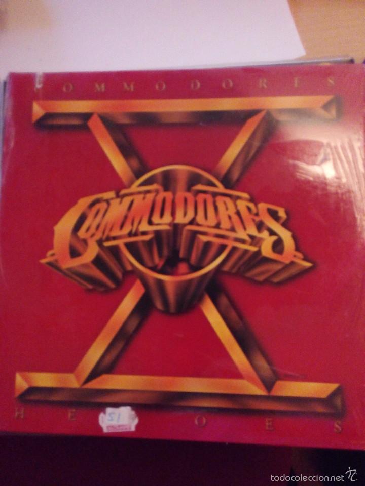 Discos de vinilo: COMMODORES - HEROES - LP VINILO - Foto 1