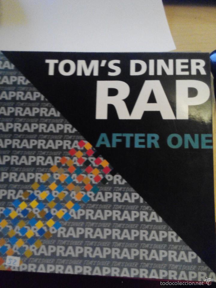 Discos de vinilo: TOMS DINER RAP - AFTER ONE - SUPER SINGLE VINILO - Foto 1
