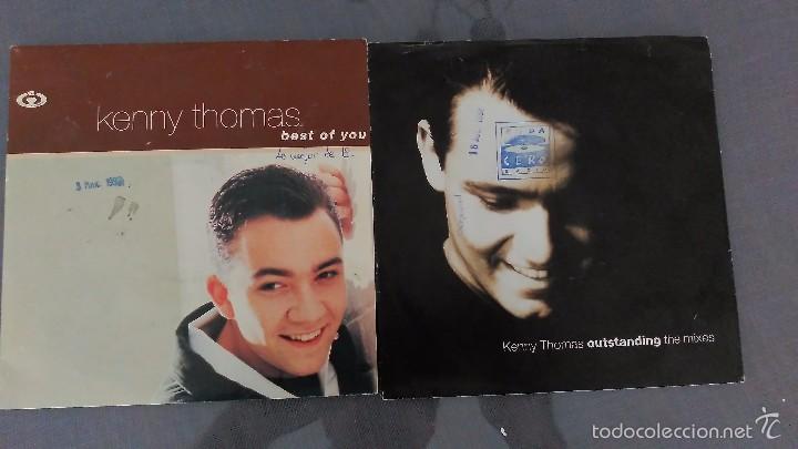 Discos de vinilo: LOTE 2 SINGLES KENNY THOMAS - Foto 1