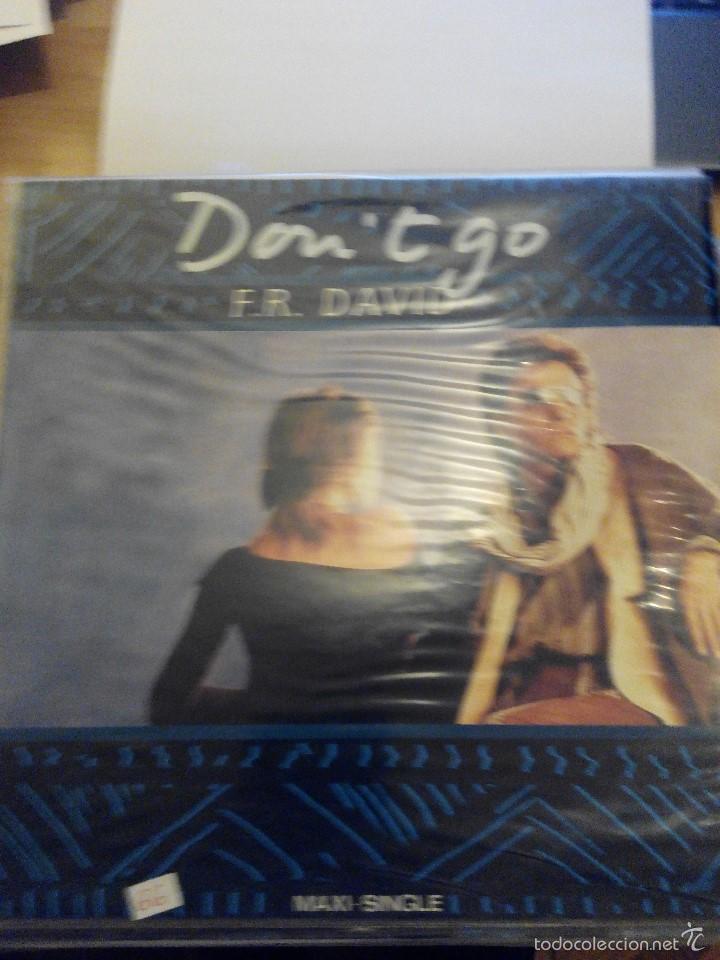 Discos de vinilo: F. R. DAVID - DON`T GO - MAXI SINGLE VINILO - Foto 1