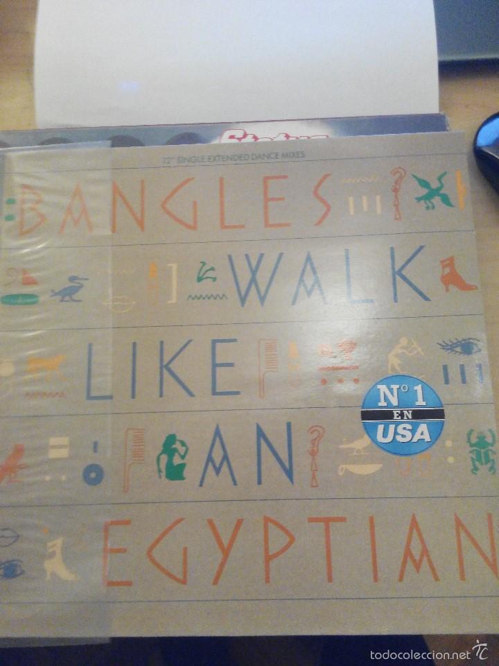 Discos de vinilo: BANGLES - I WALK LIKE AN EGYPTIAN - MAXI SINGLE VINILO - Foto 1