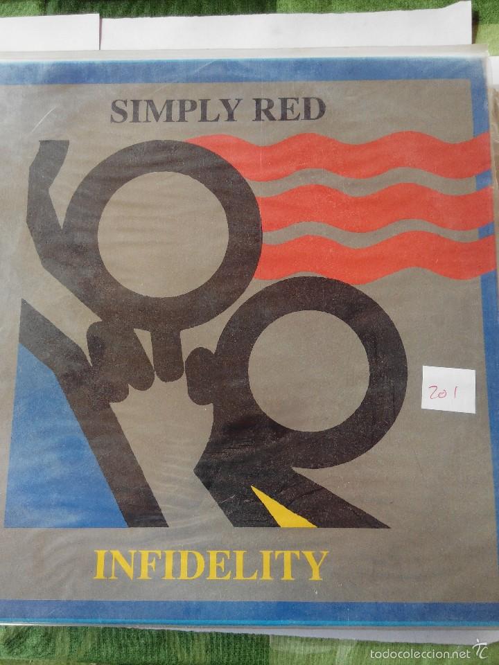 Discos de vinilo: SIMPLY RED - INFIDELITY- MAXI SINGLE VINILO - Foto 1