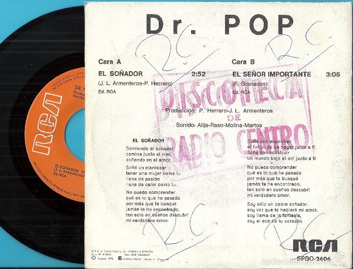 Discos de vinilo: DR. POP: EL SO&Ntilde;ADOR / EL SE&Ntilde;OR IMPORTANTE - Foto 2