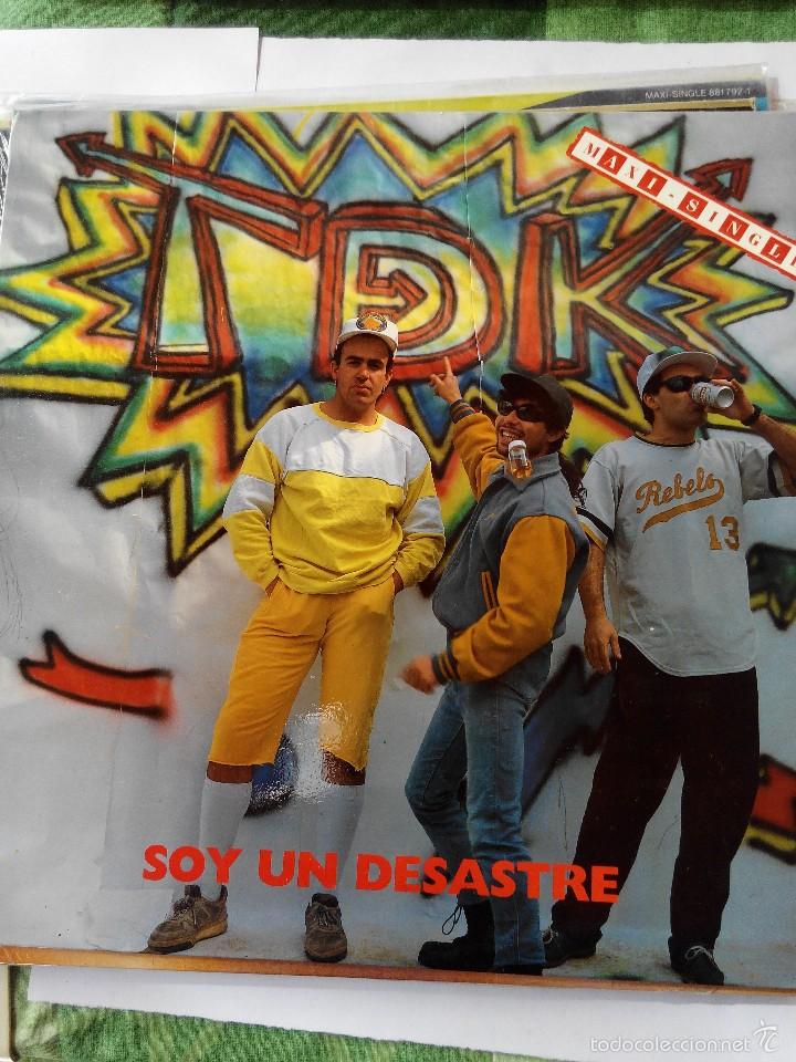 Discos de vinilo: TDK - SOY UN DESASTRE - MAXI SINGLE VINILO - Foto 1
