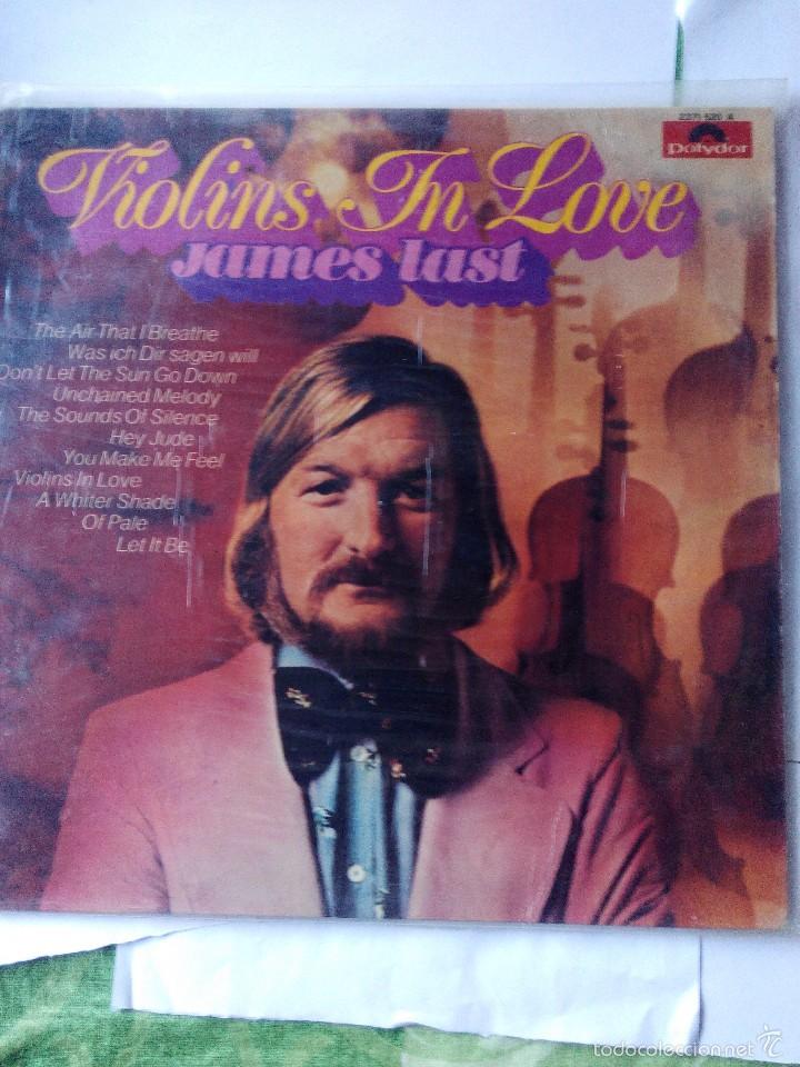 Discos de vinilo: JAMES LAST - VIOLINS IN LOVE - Foto 1