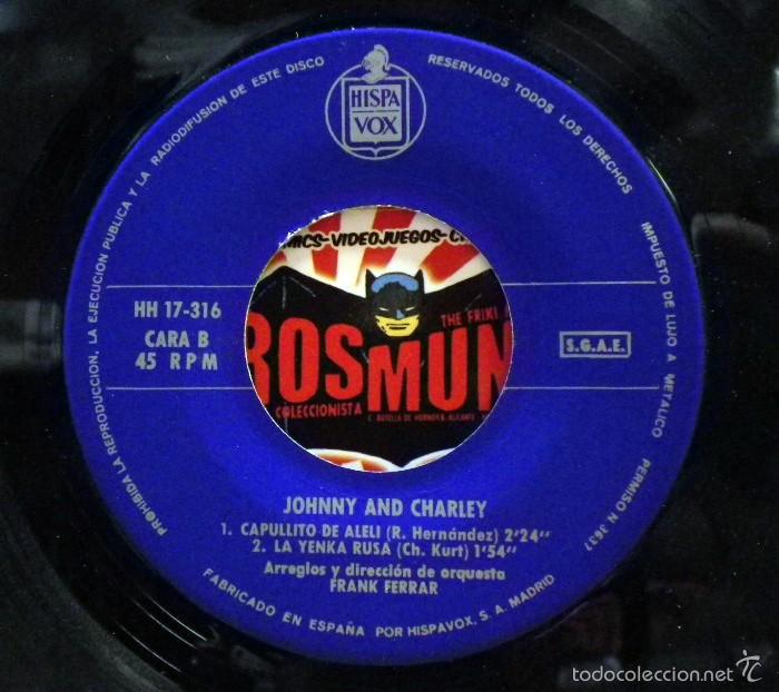 Discos de vinilo: EP Johnny & Charley . Mi Vaca Lechera + 3 canciones. - Foto 4