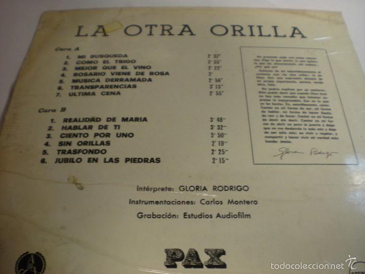 Discos de vinilo: GLORIA RODRIGO. LA OTRA ORILLA - Foto 2