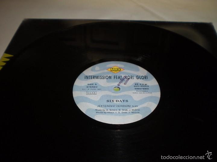 Discos de vinilo: INTERMISSION FEAT LORI GLORI. SIX DAYS - Foto 3